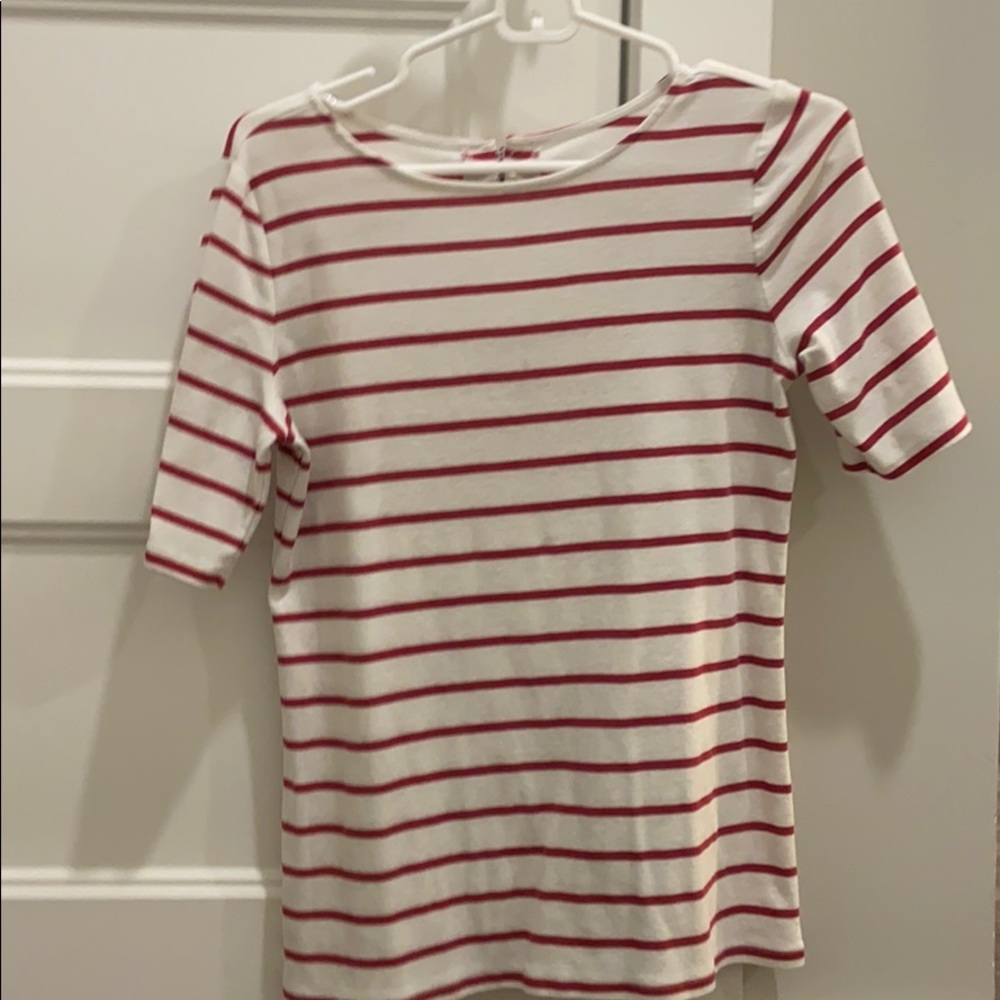 Red/White Striped shirt from Ann Taylor Loft!